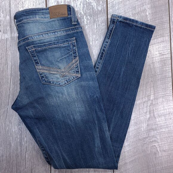 Buckle Denim - BKE Womens Denim Culture Jeans Size 29x31 Skinny Stretch Blue Wash Pants
